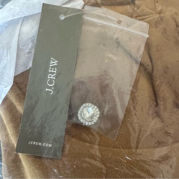 J. Crew Perfect Fit Turtleneck with Jewel Buttons NEW Style BM342 - Picture 3 of 4